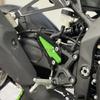 AL-mart Motorcycle Back Step Rear Set Footrest Foot Peg Pedal Guard Decorative Heel Plate for Kawasaki Ninja ZX-4R/ZX-4RR/ZX-25R(SE)