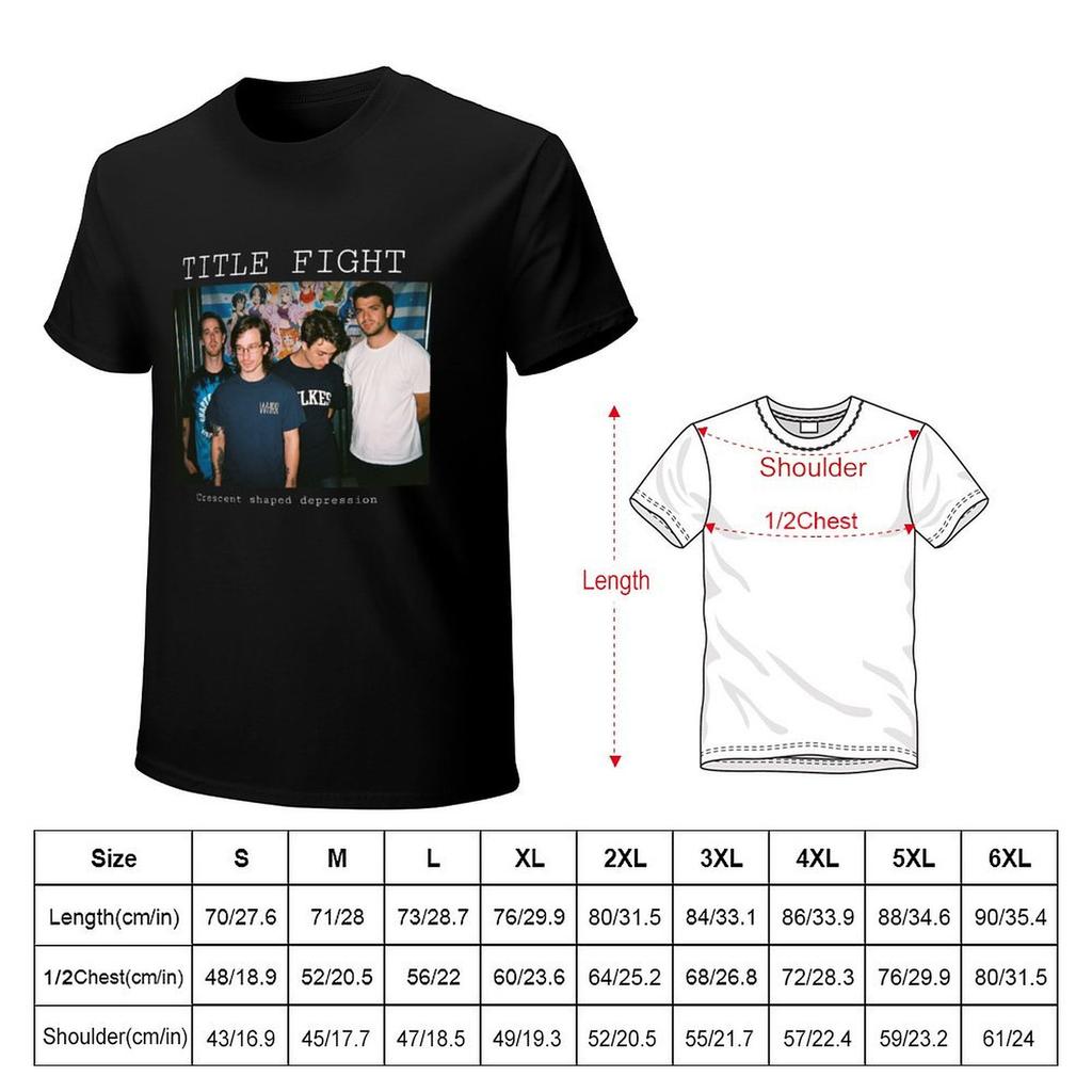Title fight TShirt anime clothes anime sports fans mens t shirt graphic