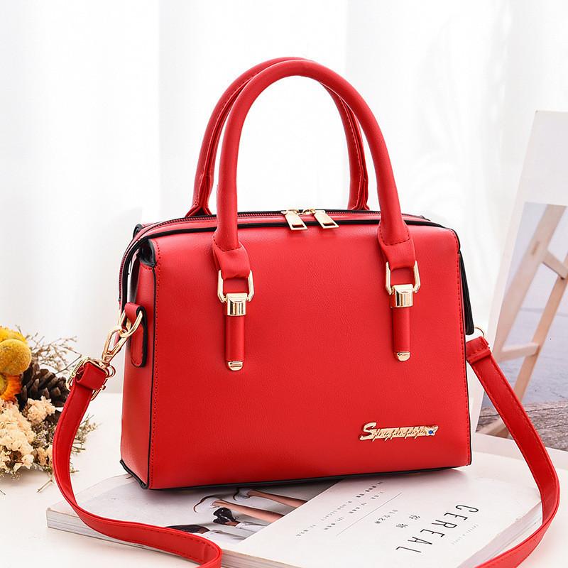 Style Pu Handbag With Embroidered Flowers For Daily Fashion And Casual Outings
