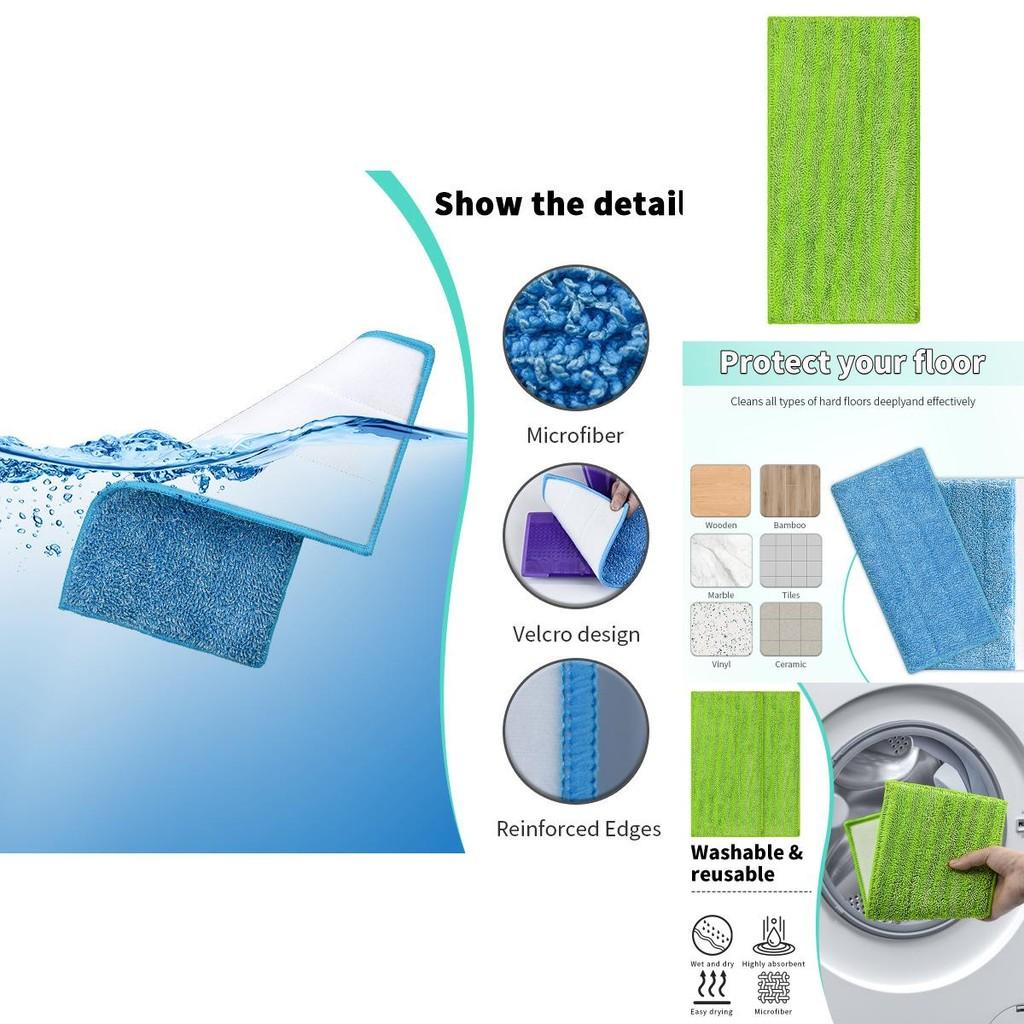 Super Absorbent Microfiber Mop Heads For Swiffer Wetjet Perfect For Efficient Cleaning