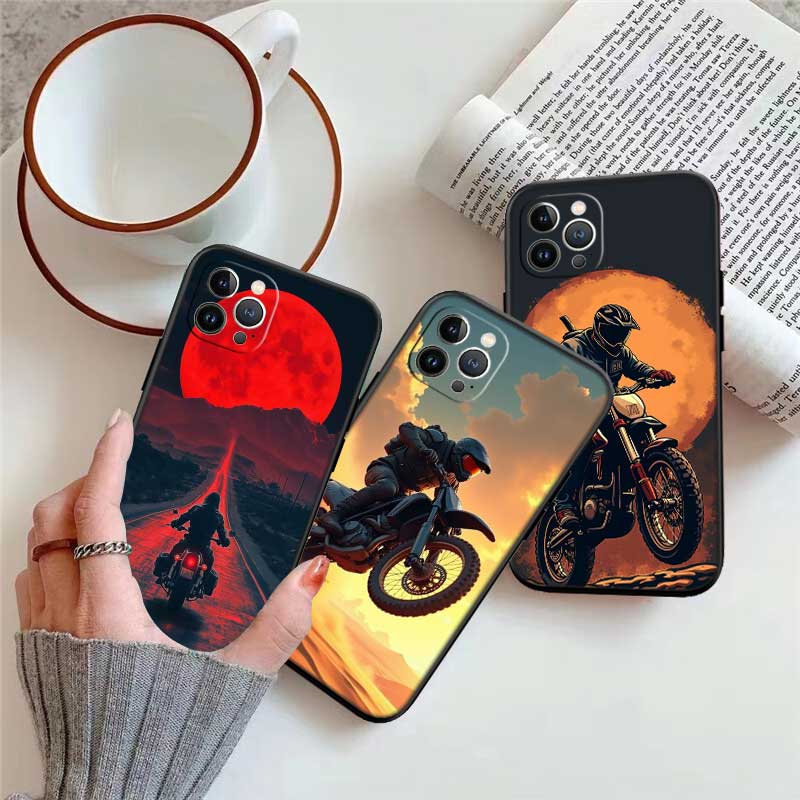 UP38 Motorcycle Racing New High-End Shell Phone Case for Redmi Note 10 11 12 Pro Max 10S 10C 10T 11A 11S 12S 12C