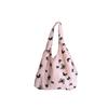 Trendy Lace Butterfly Canvas Tote Bag For Women With Large Capacity For Daily Use