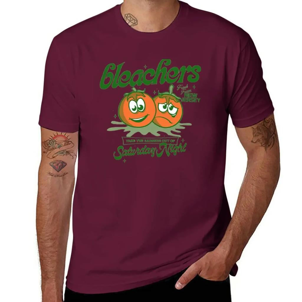 bleachers T-Shirt sports fans oversizeds heavy weight t shirts for men