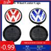 VW GTI GOLF 2026 Hot For VW VOLKSWAGEN 20pcs ABS 56mm Bule Red Car Wheel Center Caps Wheel Badge For VW Volkswagen Golf Jetta Bo