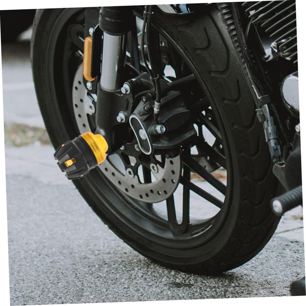 COOLHIYA 4pcs Front Fork Cup Frame Slider for Bike Front Fork Slider Scooter Frame