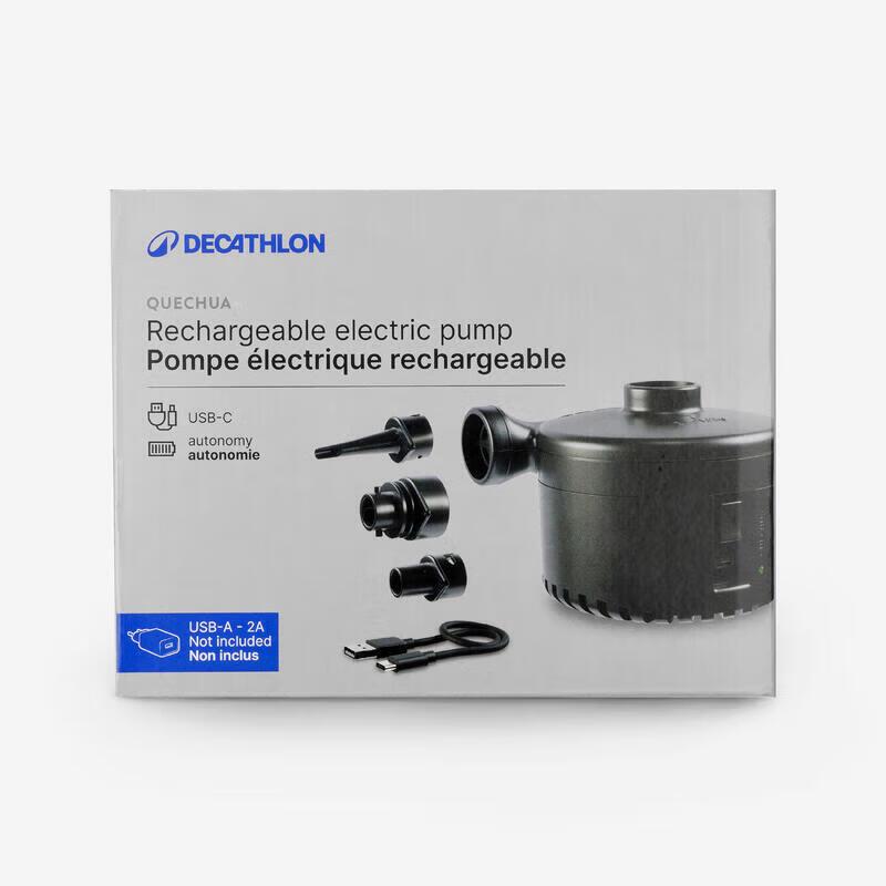 Decathlon Portable Electric Air Pump for Camping Mattresses