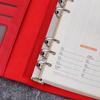 Refillable New Card Organizer Loose Leaf Journal Leather Notepad File Folder Notebook Daily Planner