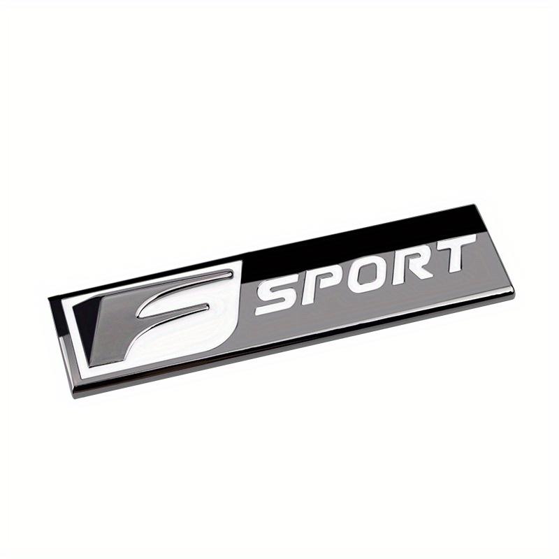 F SPORT Prémiové kovové autoemblém - Odolná vnější dekorační nálepka pro všechna vozidla