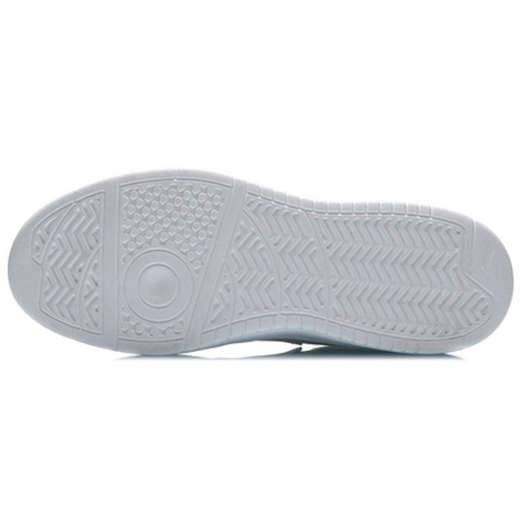 Li Ning Street Player Synthetic Leather Coverage Thermal Slip Resistant Low Top Skateboard Shoes Men's White AGCQ251-2