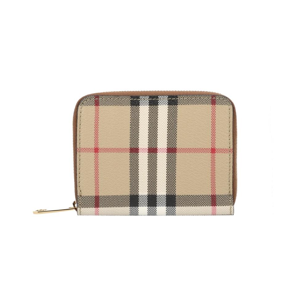 

Burberry 8094439 A9534 Vintage Check Zip Card Holder 8094439 A9534