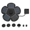 Solar Fountain Solar Powered Plum Blossom Style Fast Start Up Easy Installation Widely Used Stable Solar Water Fountain