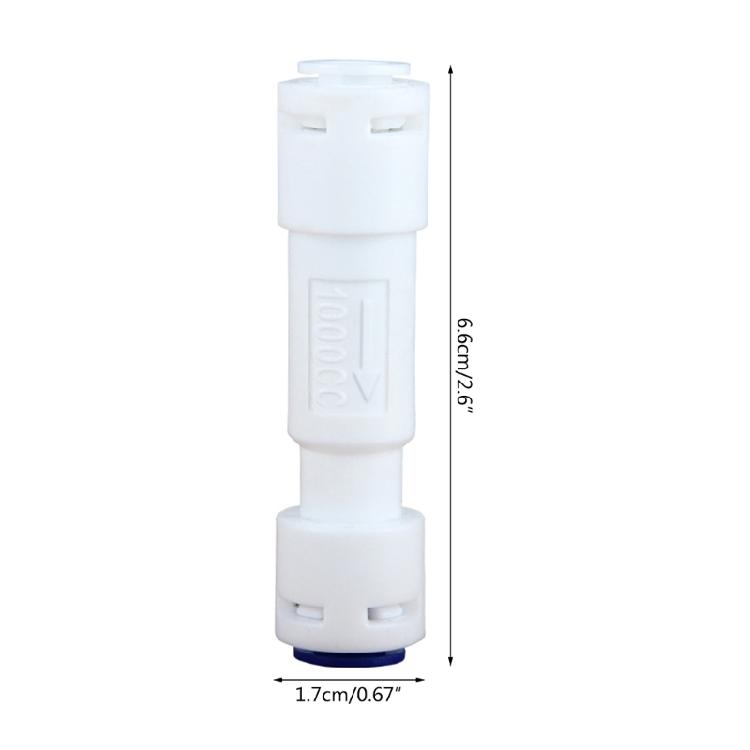 Water Flow Restrictor 1/4in Fitting for Drinking Water Filter RO-Reverse Osmosis