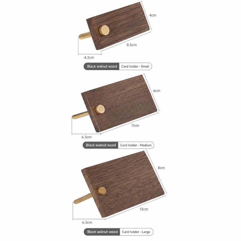 Multifunctional Card Display Stand Wooden Table Name Card Stand Portable Label Holder Retail Shop