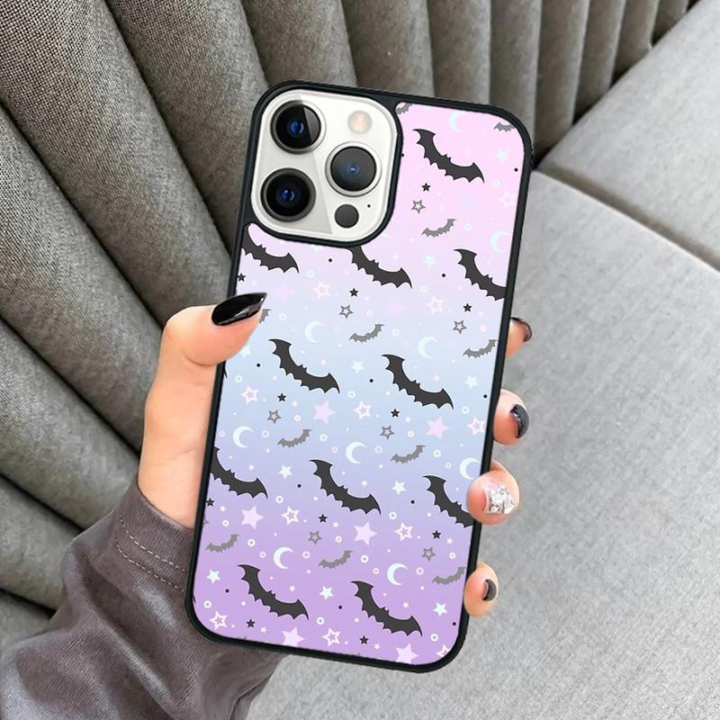 Goth Vampire Bat Gothic Phone Case For iPhone 17 Air 16 16e 15 13 14 Pro Max 11 12 Plus 2022 MAX Shell Cover Coque
