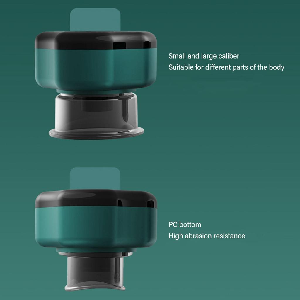 Inteligentne urządzenie do bańkowania próżniowego 12 biegów Skrobanie Bańkowanie podciśnieniowe do salonu kosmetycznego Zielone