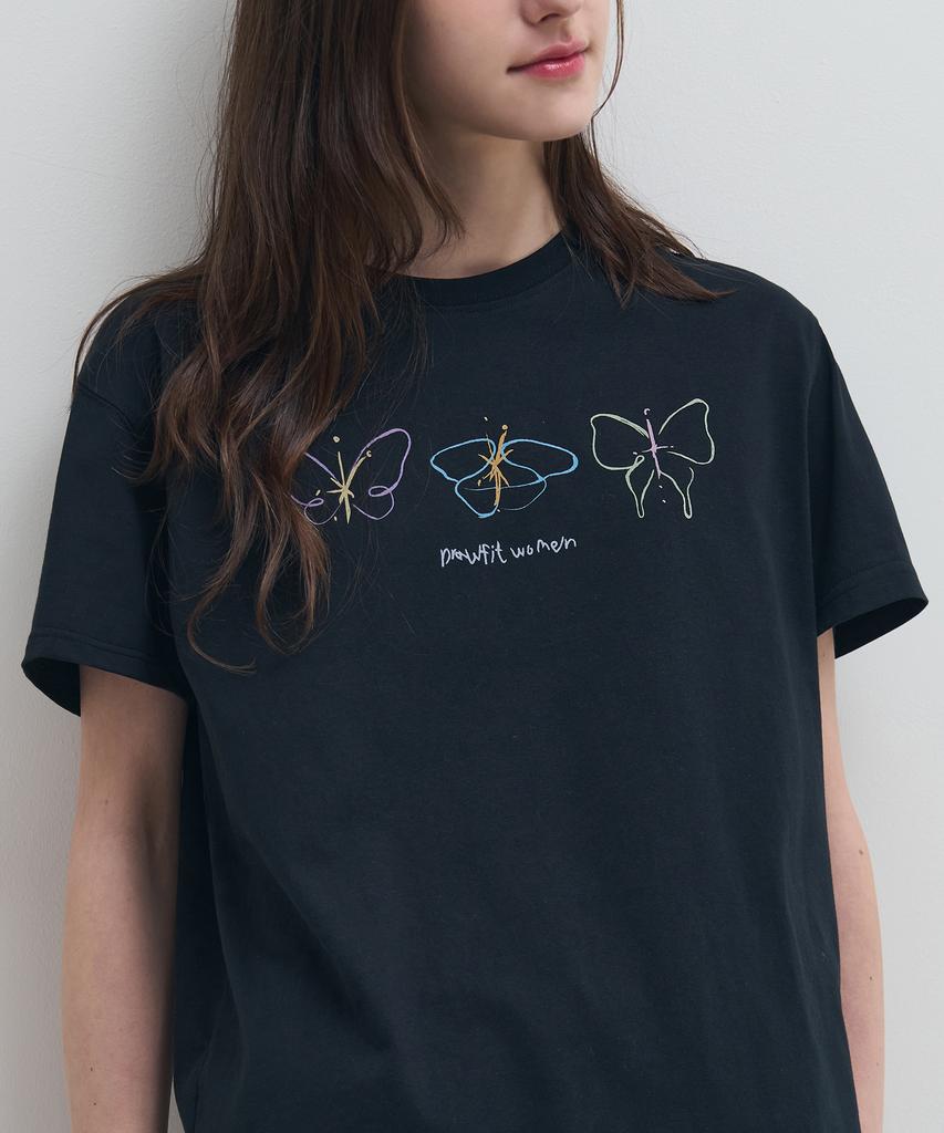 Deuloupisumeon Supima Silket Psyche Graphic T-Shirt [Cream]