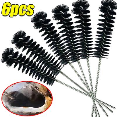 1/6pcs Universal Air Door Carbon Deposit Cleaning Brushes Car Engine Airs Inlet Combustion Chamber Cylinder Brush Tools