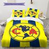 America Football Club Pattern Bedding,Quilt Set Quilt Cover Pillowcase Home Birthday Gift (1 * Duvet Cover + 2 * Pillowcase, Without Core)