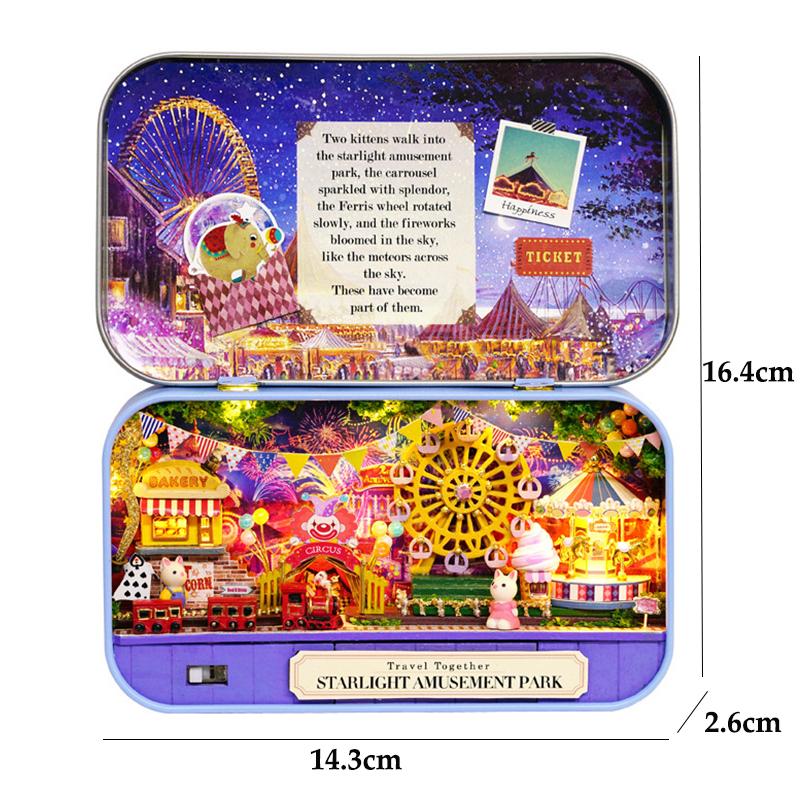 

Лялькові будиночки з дерева своїми руками, ручна робота, смішний коробковий театр, мініатюрна коробка, милі лялькові будиночки, 3D пазл, набори для складання, подарунок, дерев яні іграшки для дівчаток