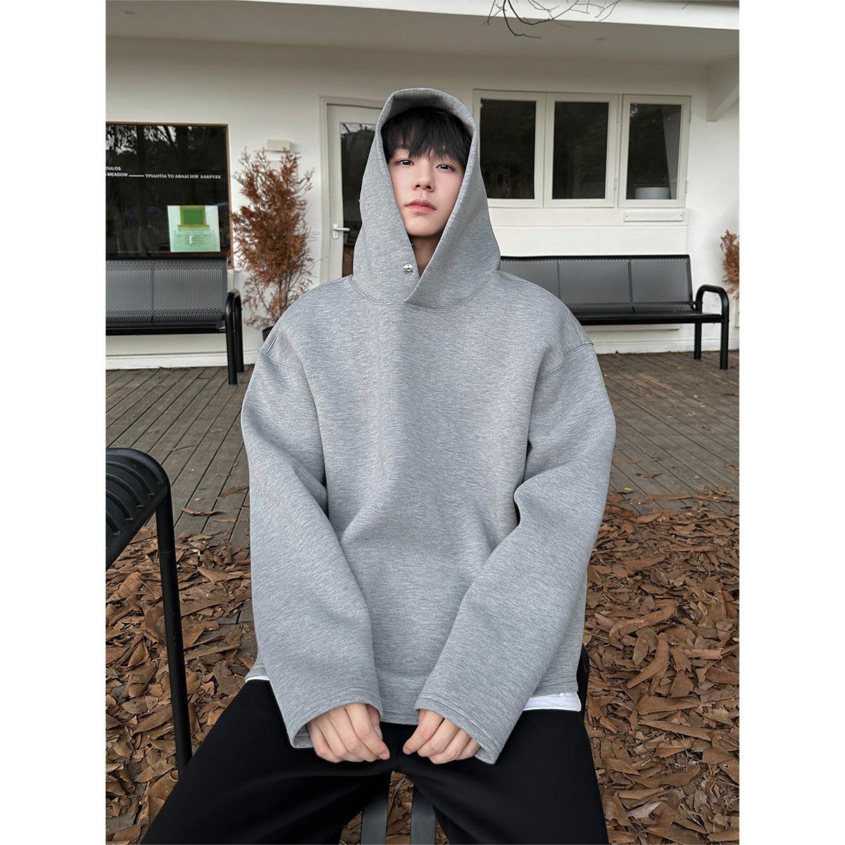 

Men s High-End American Style Space Cotton Hoodie - Trendy Autumn/Winter Long Sleeve Jacket for Couples. M