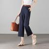 SOFSIL Women's High-Waist Straight Leg Cropped Pants