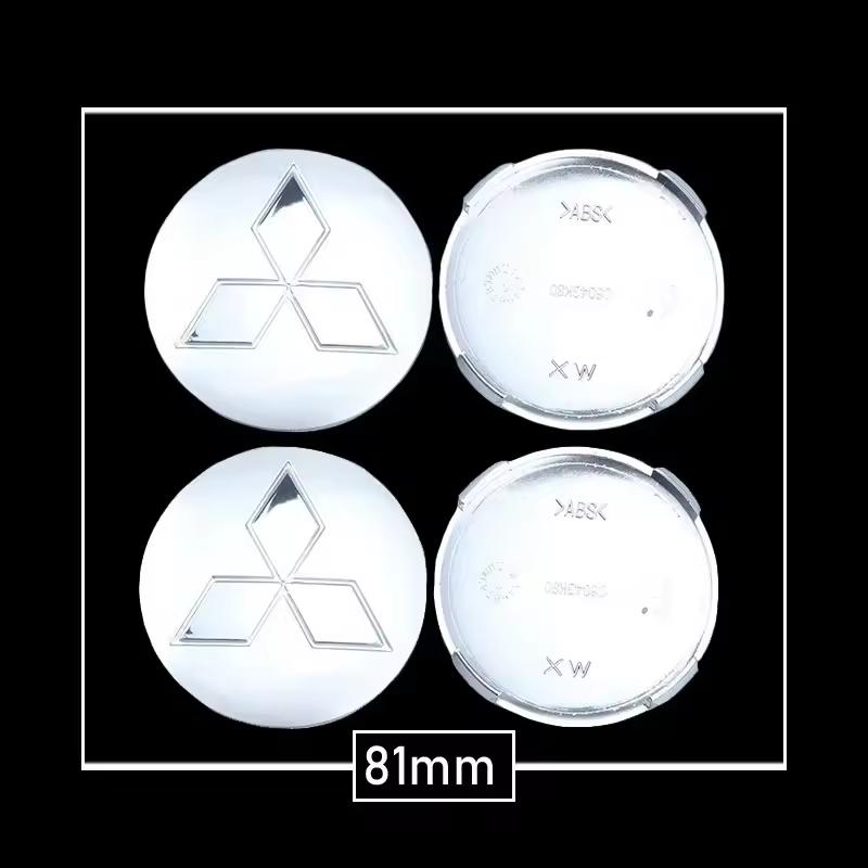 50/54/58/60/81mm Car Wheel Center Hub Caps Covers for Mitsubishi ASX EVO Lancer Montero Mirage Outlander L200 Eclipse Cordia