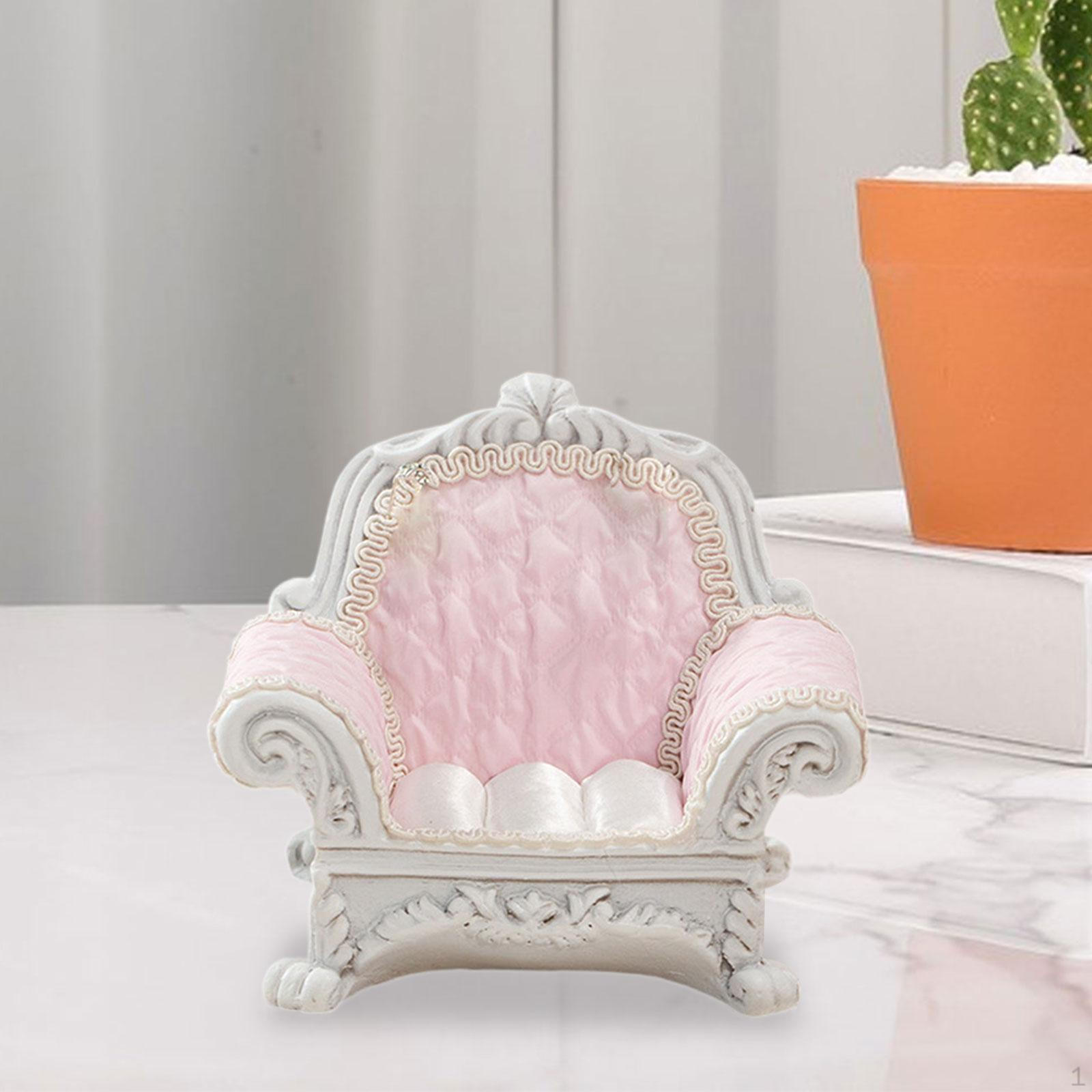 

1/12 мініатюрна модель лялькового будиночка з односпальним диваном 10x8,5 см для багатофункціональної удаваної гри