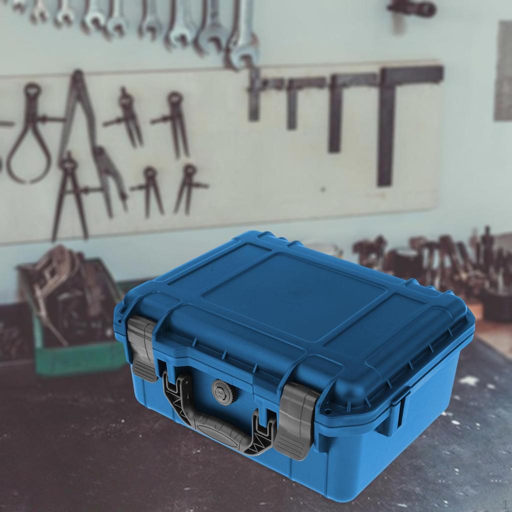 Hard Carrying Case Organizer Box Tool Storage with Foam Insert for Accessories Camera
