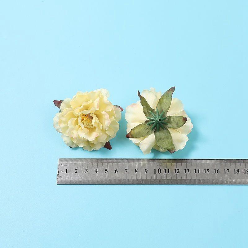5/10PCs Artificial Flowers 6.5cm Silk Fake Flowers Heads for Home Room Dceor Garden Wedding Marriage Decoration Gifts Accessory