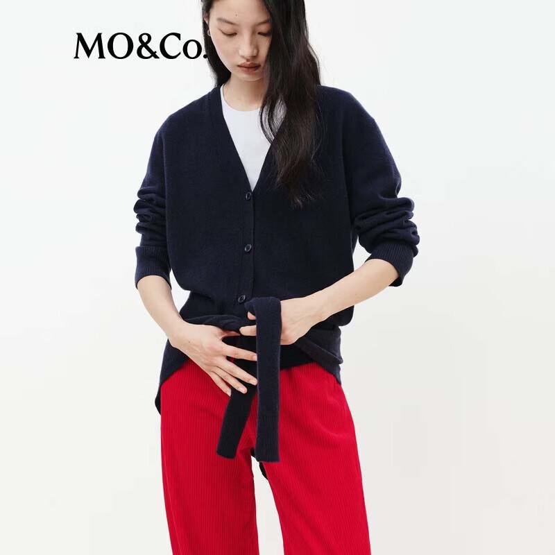 MO&Co. Women's Wool Knit Cardigan & Shawl Set