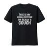 Mens This Is My Human Costume I M Really A Couch T Shirt Black X Large Vintage Washed Designer Clothes Slightly Soft Stretched