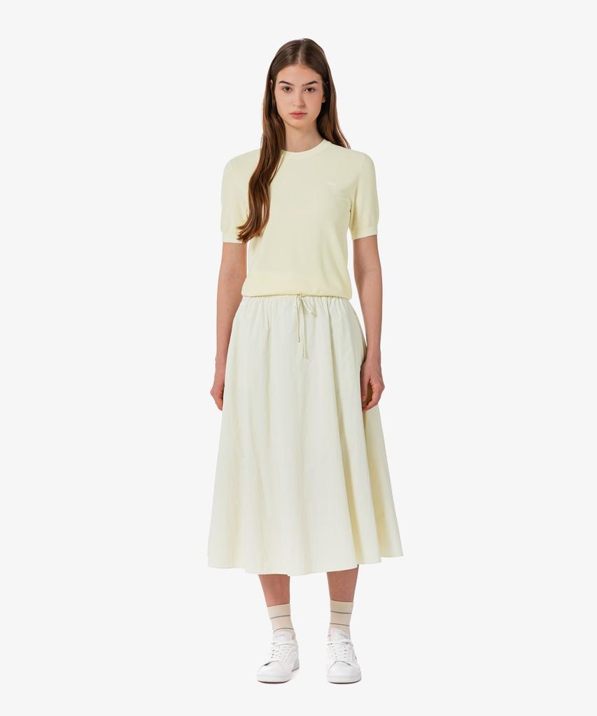 Lacoste Women'S A-Line Elastic Skirt Jf906E-56G 056