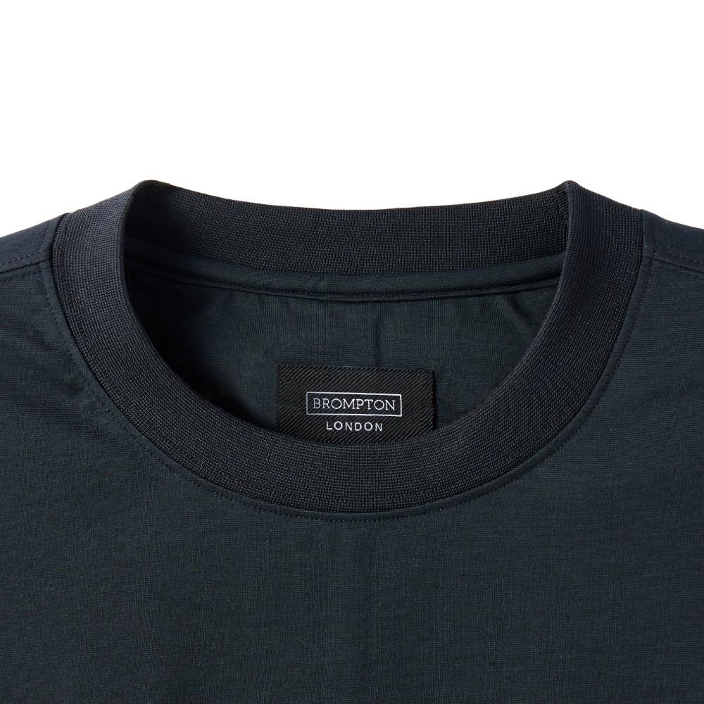 BROMPTON LONDON Sufima Round T-Shirt - Black (P252Mts130)