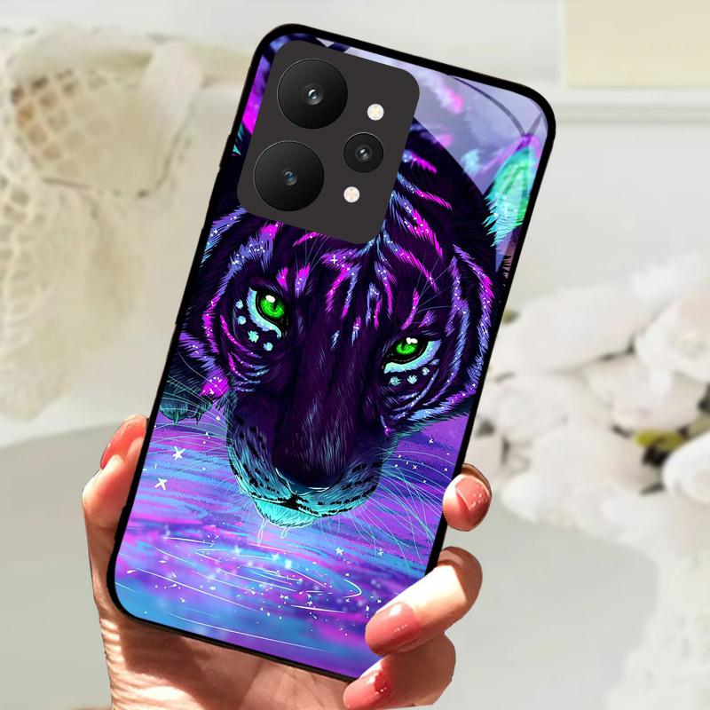 Shockproof Case For Realme 15 5G Phone Cover RMX5106 RMX5105 Tempered Glass Cases For Realme15 Fundas Luxury Protective Shell