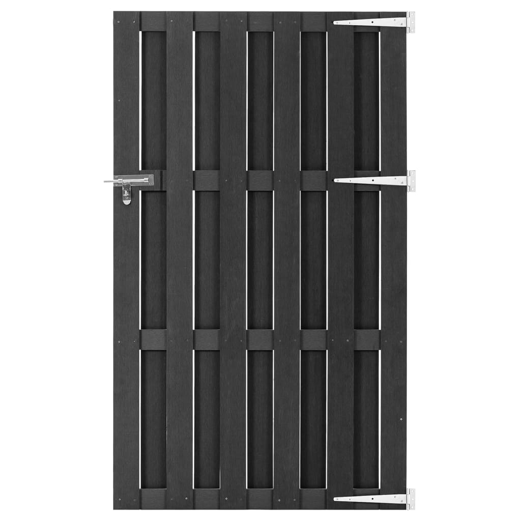 Vidaxl Gartentor, WPC, 100 x 180 cm, Grau