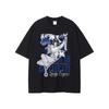 Anime Jojo Bizarre Adventure Giorno Giovanna Graphic T-shirts Men Women Clothing Manga Vintage Harajuku Short Sleeve T Shirts