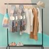 2 Pcs, 8-Pocket Hanging Handbag Organizer, Fragrance-Free Oxford Cloth Storage Rack, Space-Saving Closet Purse Holder