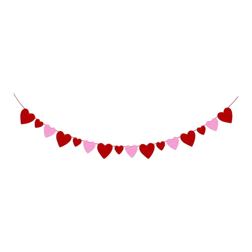 Valentine's Day Party Decorations, BE Heart,Shaped Garland Set