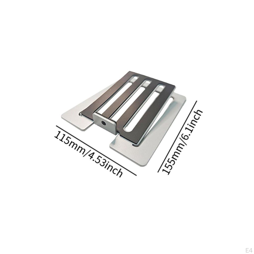 2 Stück Geneigte Desktop-Lautsprecherständer Halterungen Rutschfest Bücherregal Schreibtisch Surround Sound Erhöhung