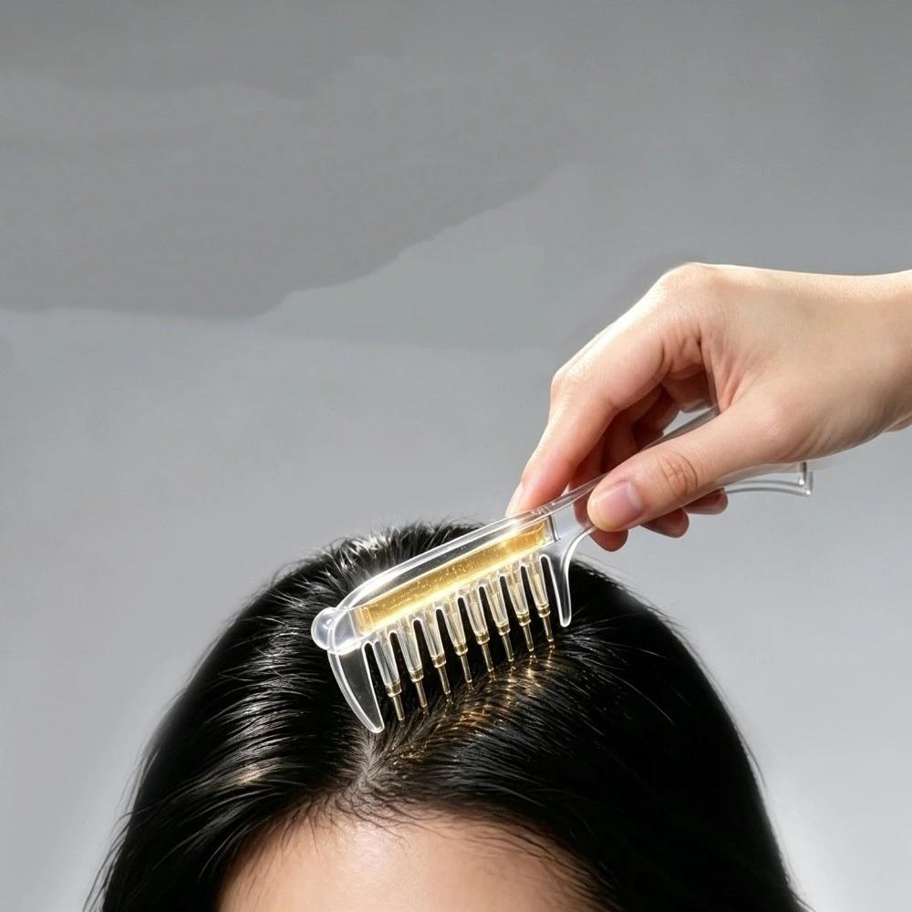 Wide-tooth Hair Firming Applicator Anti-Frizz Hair Oil Comb Scalp Massage Comb Mother's Day