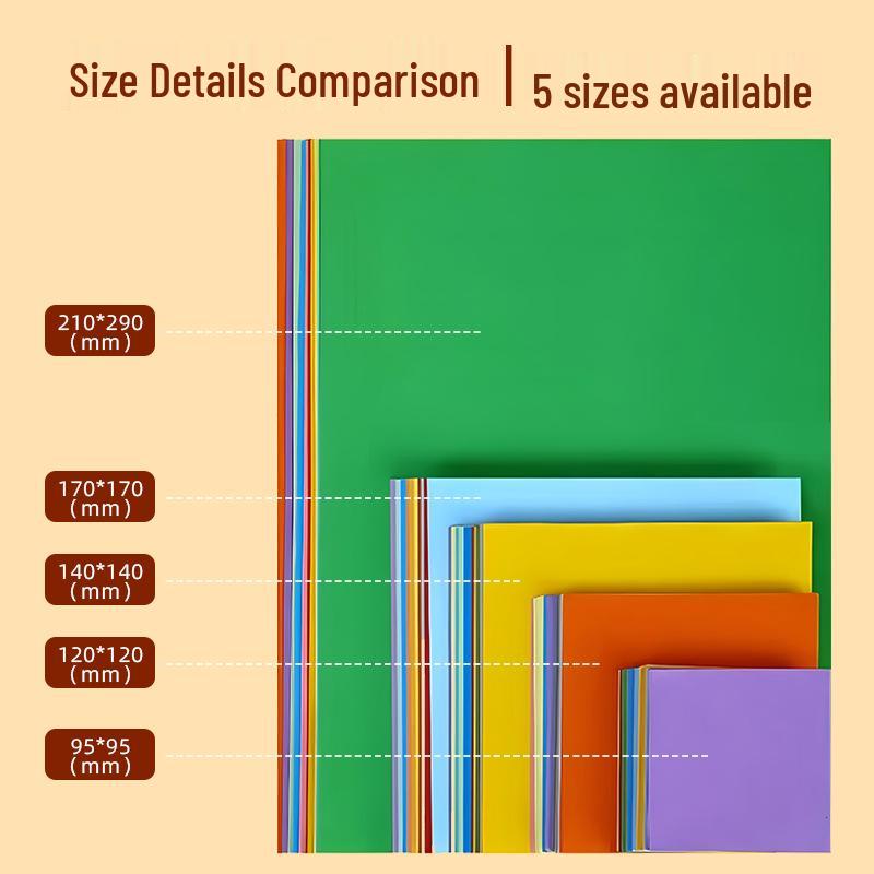 Children's Origami Paper Kit: Colorful DIY Crafts for Kindergarten & Primary Students