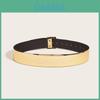 Hip Hop Damski Pasek z PVC z Metalową Klamrą do Modnego Trendy Casualowego Ubioru