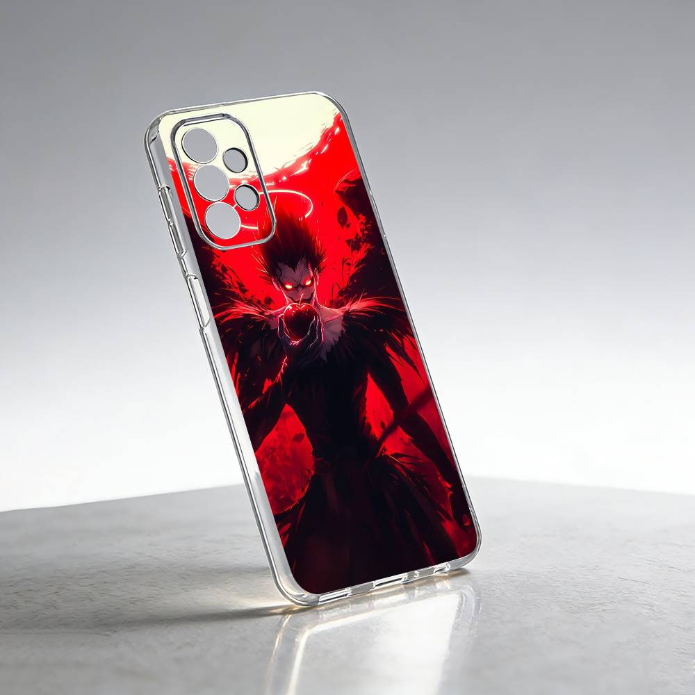 Death-h Note-eRyuk Phone Case For Samsung S25,S24,S21,S22,S23,S30,Ultra,S20,Plus,Fe Transparent Cover