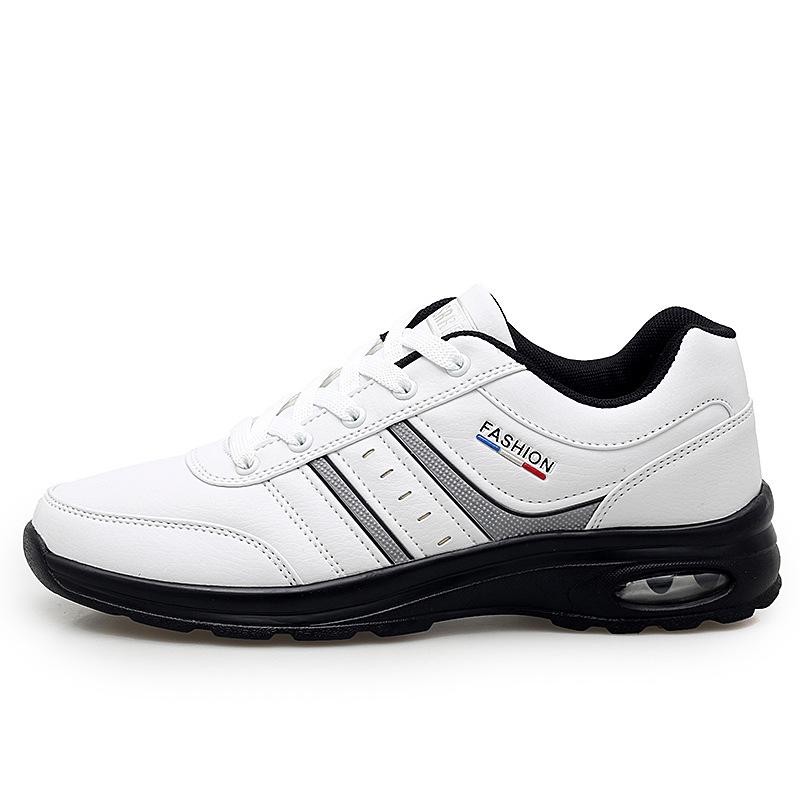 Мода Спорт Мужская Повседневная Обувь Кроссовки Бег Досуг Путешествия Белая Обувь 38 белый