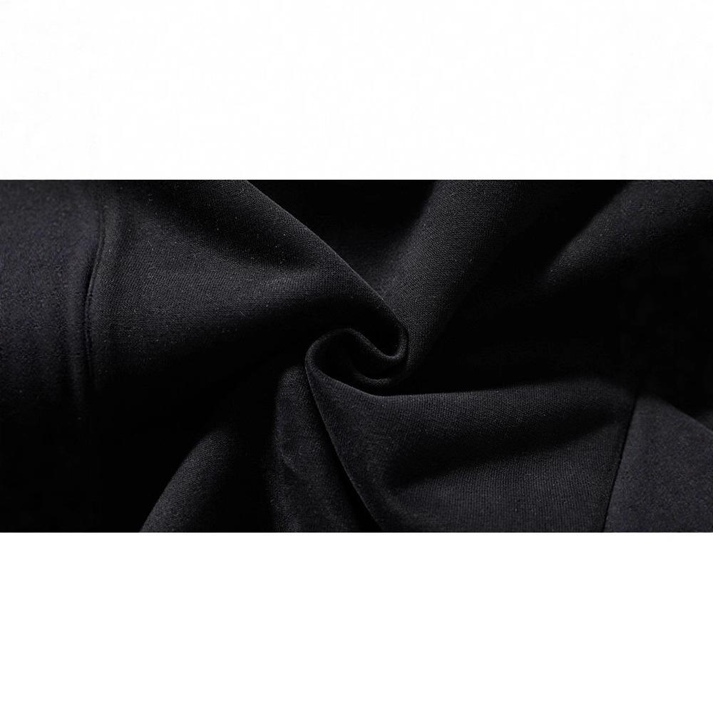 2025 New Cardigan Sweater Men's Spring and Autumn Casual Loose Stiff Heavy American Trend Splicing Long-sleeved Jacket