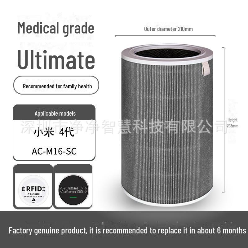 „Aktivkohlefilter für Xiaomi Luftreiniger 1/2/3/Pro – Formaldehyd-Entfernung“