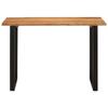 VidaXL Table à dîner 110x50x76 cm Bois d'acacia solide 350289