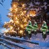 Christmas Tree Solar Decorative Light Waterproof Spiral String Holiday Decoration Lamp Light Last Up To 10H for Garden Lawn Park