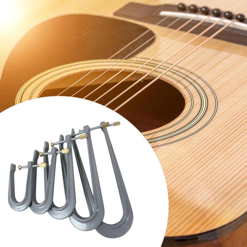 5x Kytarová svěrka kobylky Pevná Odolná proti opotřebení Praktická Snadno použitelná Luthier pomůcka Údržba