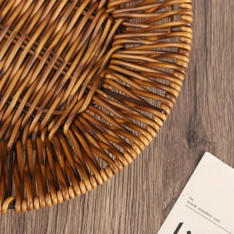 Ru Han Oval Light Floral Melamine Storage & Display Baskets (Set of 3)